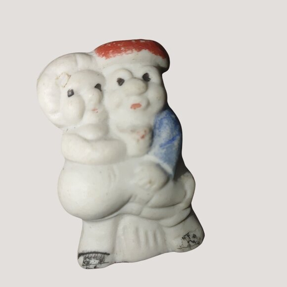 Dolls Figurines Japanese Penny Bisque Original Box 1930 Vintage Hand painted - Picture 10 of 10